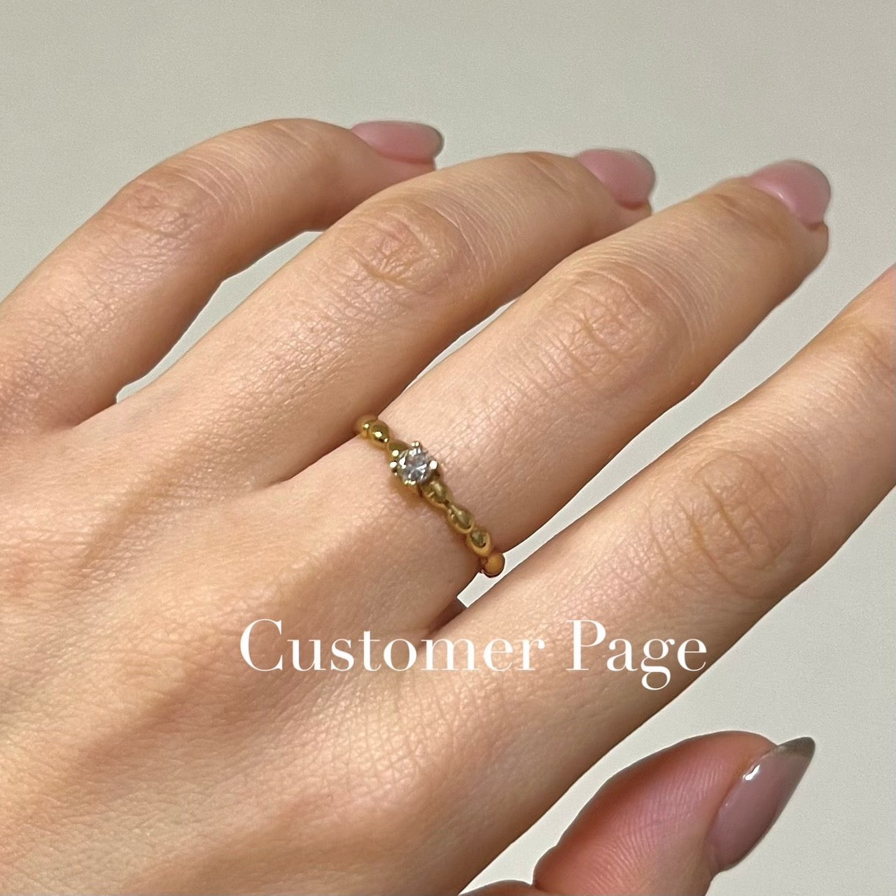 専用ページ SMALL STONE RING