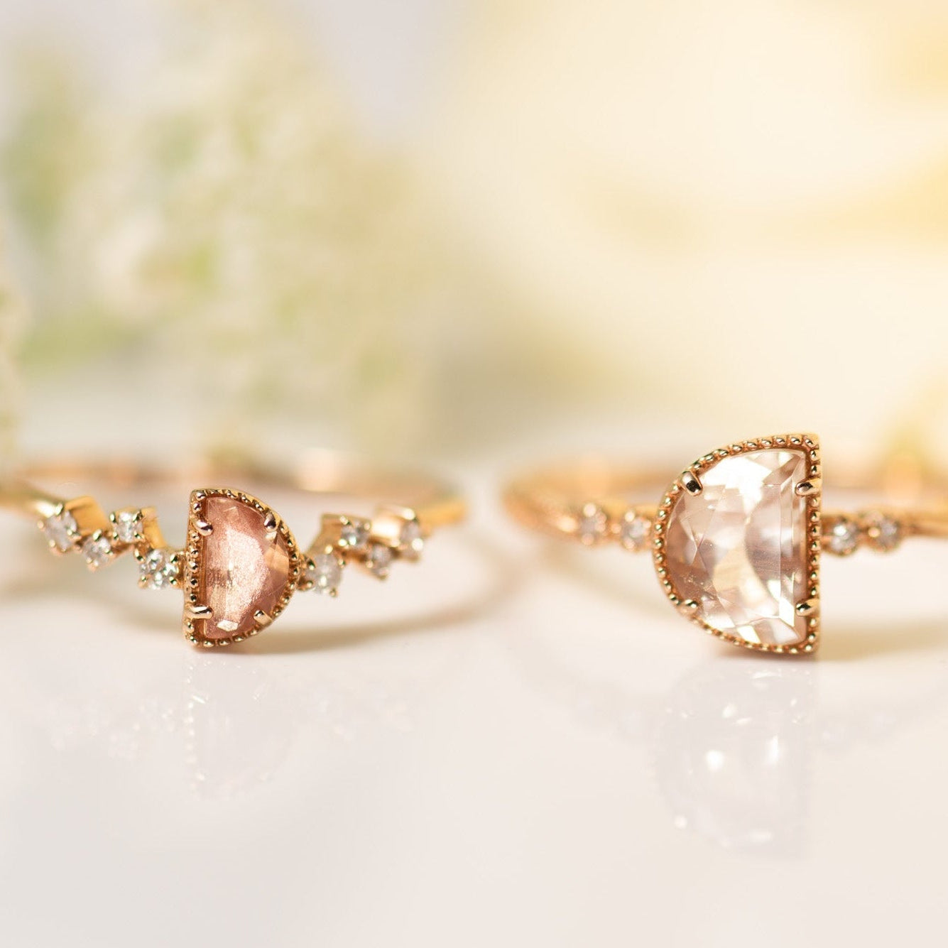 オレゴンサンストーンとは？シラー効果が生む神秘の煌めき｜Bellis K18リングの魅力